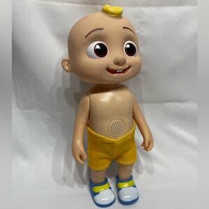 12” CoComelon JJ Interactive Doll Good Condition Missing Shirt as pictured